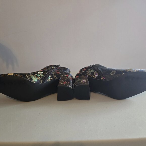 Diba Floral Ankle Boots – Size 8 - Picture 4 of 4